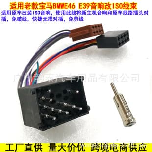 ISO Standard Wiring Harness for VW CD to BMW E46, Mini, Land Rover, CD Player Harness