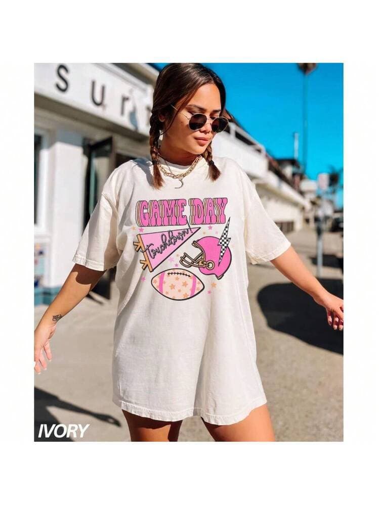 Cross-border Independent Station Amazon Football Game Day Football Lover Shirts Foot