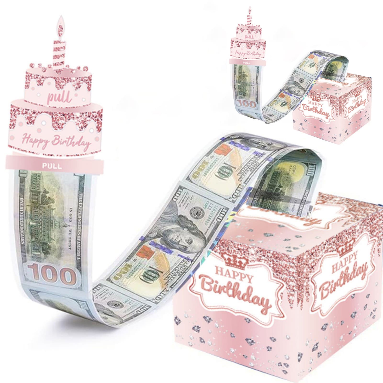Popular Birthday Age Number Stickers, Birthday Theme Party Series, Creative Surprise Money Box