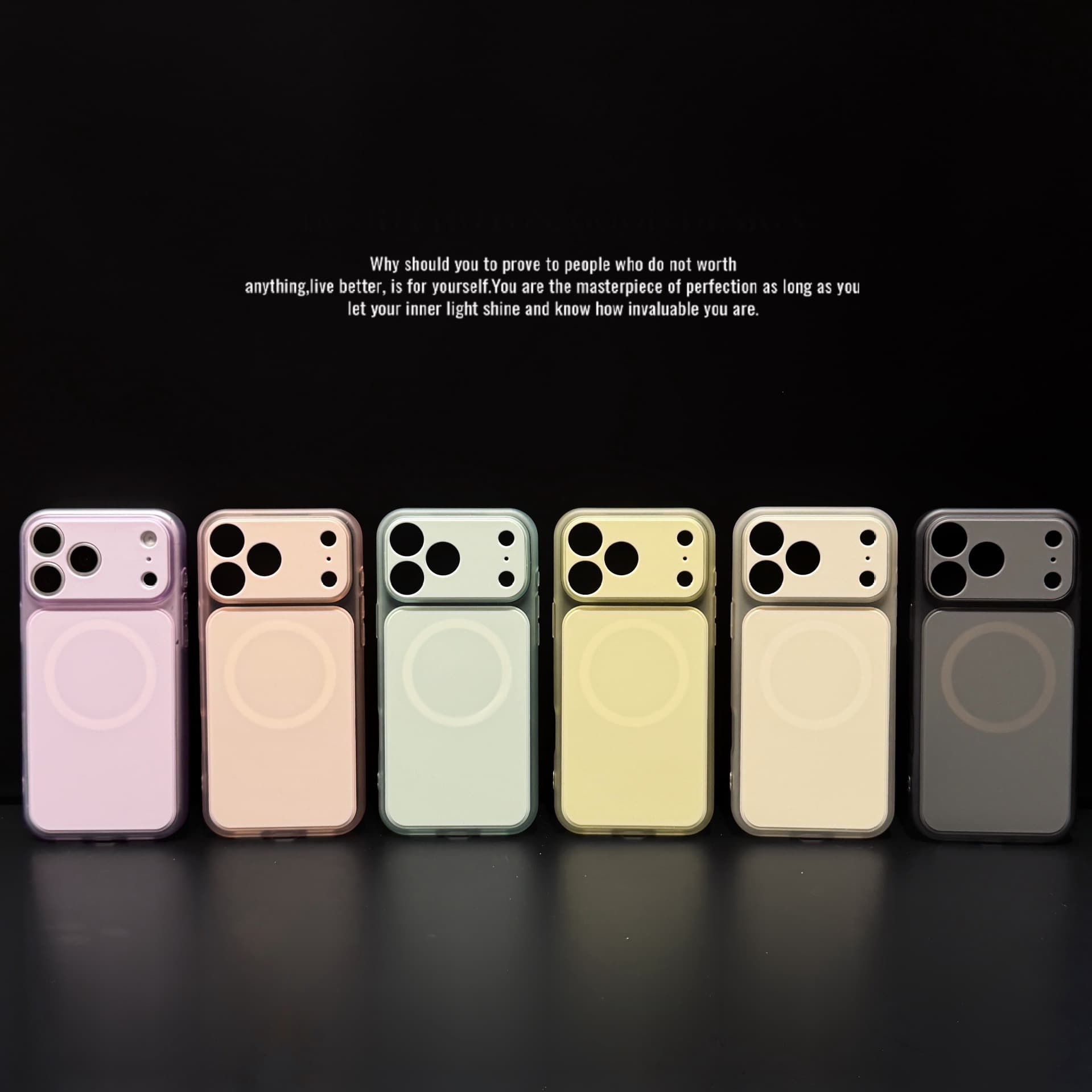 Ice cream two-in-one mobile phone case suitable for iPhone17promax anti-fall Apple 16 solid color N52 magnetic 15