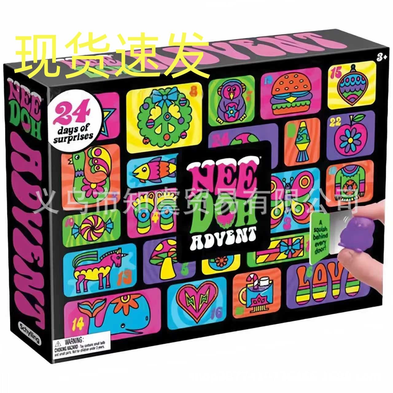 New Needoh Advent Calendar 2025 Squishy Toys Blind Box