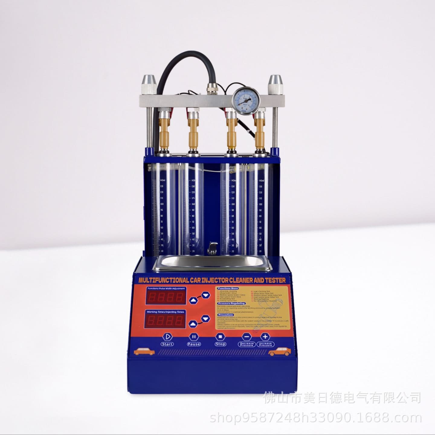 Automotive fuel injector cleaning and testing instrument Disassembly-free cleaning machine Automotive intelligent fuel injector cleaning and testing instrument