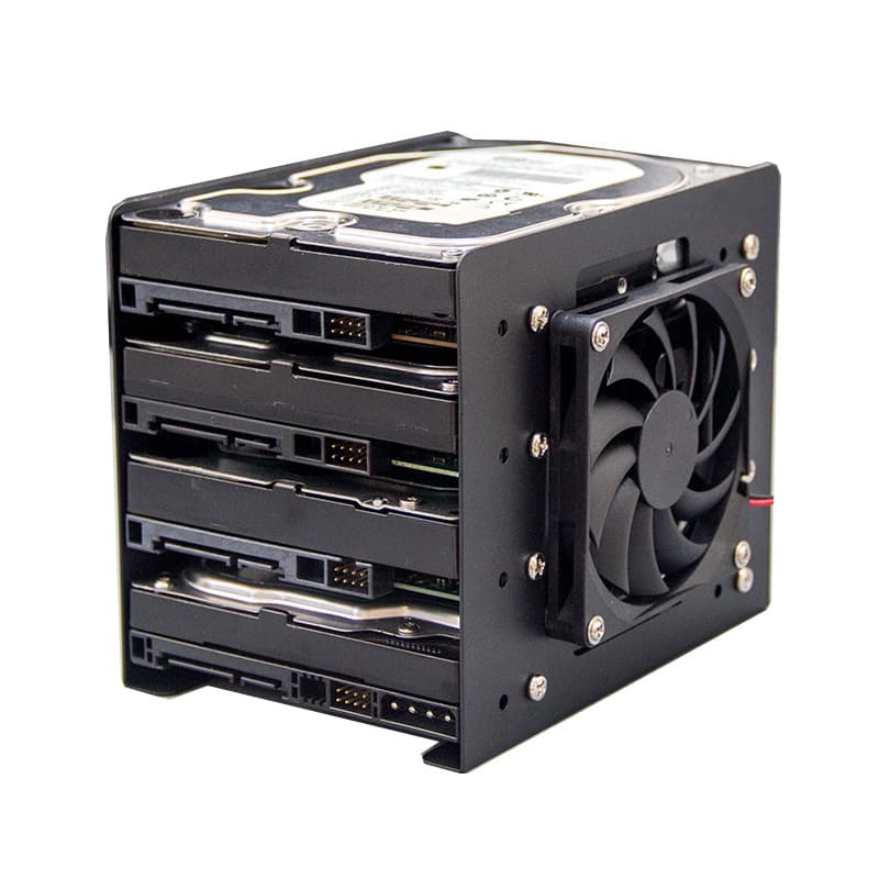Mechanical Bracket Desktop Computer Case 4-Bay Expansion Bracket 3.5-inch Bay Expansion Cooling Bracket
