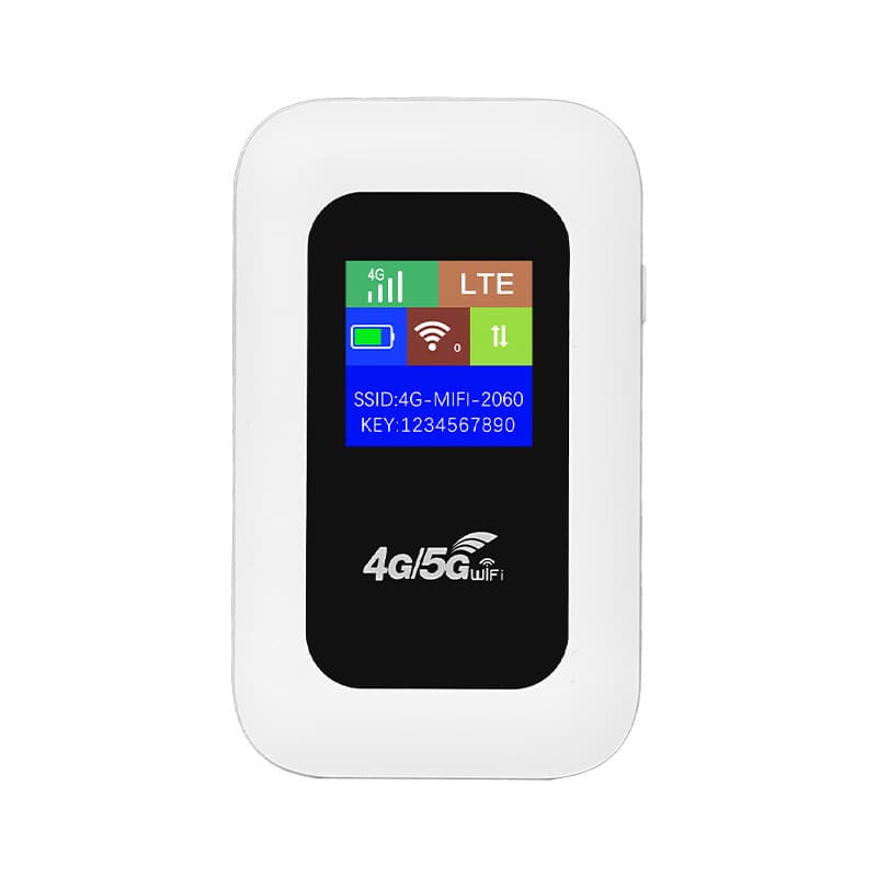 4G MiFi Portable Mobile WiFi, Full Netcom 4G Router, Vehicle Mobile WiFi, Color Screen, Battery Version