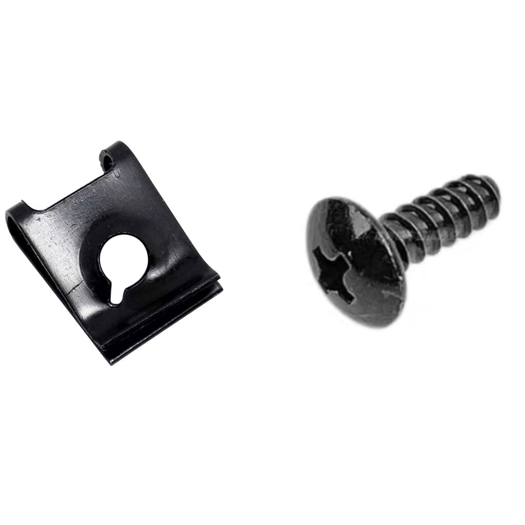 Yamaha Original Spring Nut Clip Plate, Captive Nut Self-Tapping Screw, Clip Washer, Offset Jaw Clip Plate M5