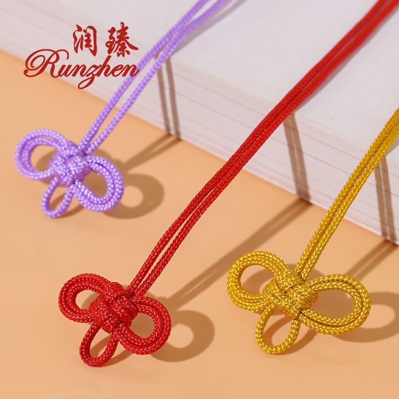 Amulet Knot Small Chinese Knot Sachet Auspicious Knot Blessing Bag Ribbon Knot Jade Ornament Peace Knot Eye String Knot