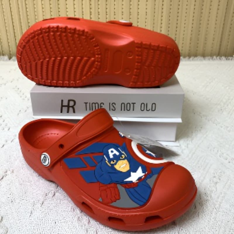 Spider-Man Kids Clogs, Captain America Sandals, 95 Car Slippers, Factory Wholesale Discount