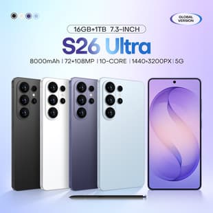 S26Ultra Cross-Border Smartphone 4G In Stock Replica Edition 4+64 Wireless Charging 6.75 Inch Foreign Trade Drop Shipping