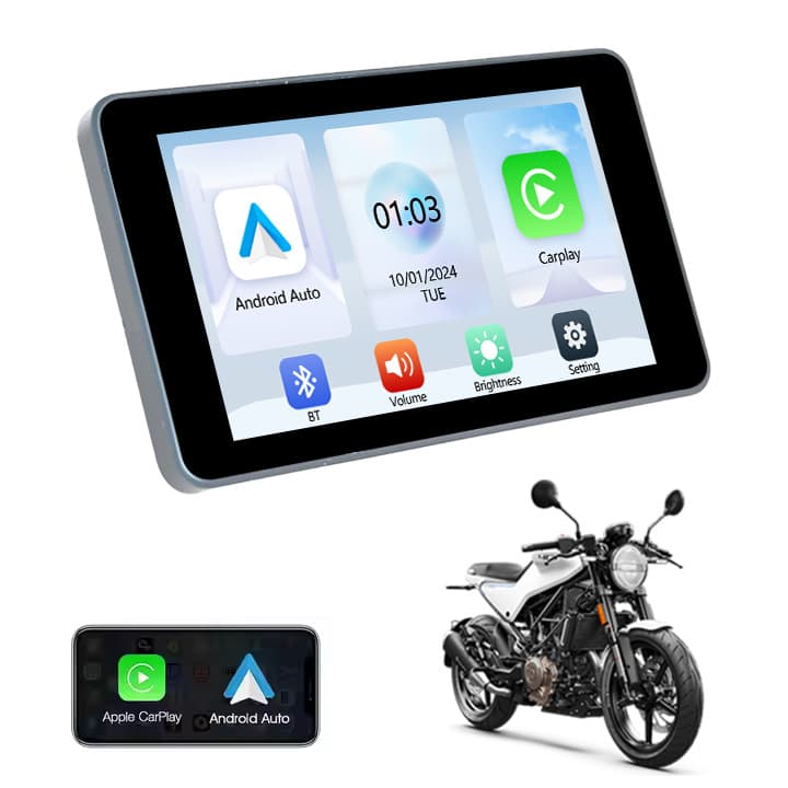 Cross-border motorcycle motorcycle riding wireless carplay Apple 5-inch portable GPS navigator recorder