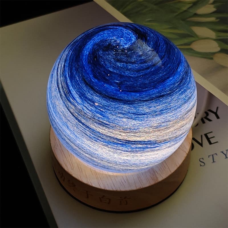 Cool Universe Starry Sky Lamp, Bedside Planet Night Light, Tech-Styled Romantic Atmosphere Practical Cross-Border for Boys