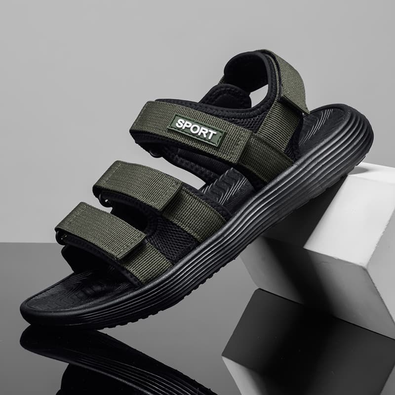 2026 New Sandals Men's Summer Outerwear Non-slip, Deodorant and Wear-Resistant Dual-Purpose Wading Drivers Driving Casual Beach Shoes