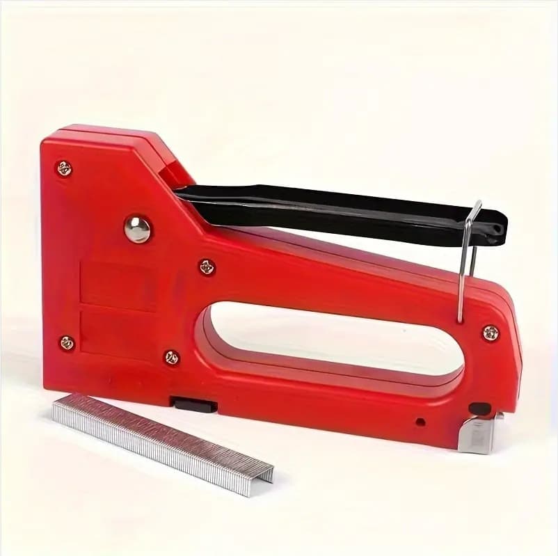 Woodworking Nail Gun, 4-8mm Manual Nail Gun with 100pc Nails, Carded Packaging