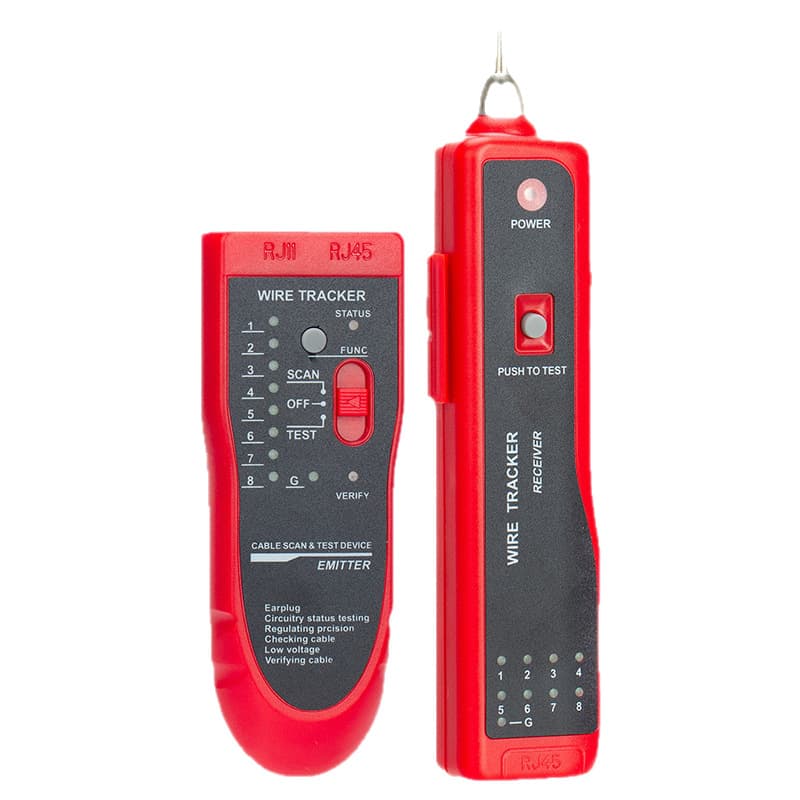 Multifunctional Wire Tracer Anti-Burn POE Network Tester Line Finder Cable Tester Interference-Resistant Multiple Colors Available