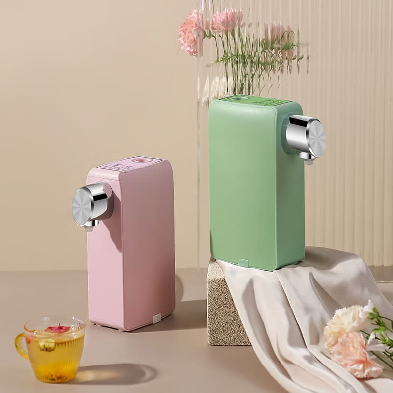 Instant Hot Water Dispenser, Quick Heat Retro Design, Portable Household Electric Kettle, Desktop Small Water Boiler
