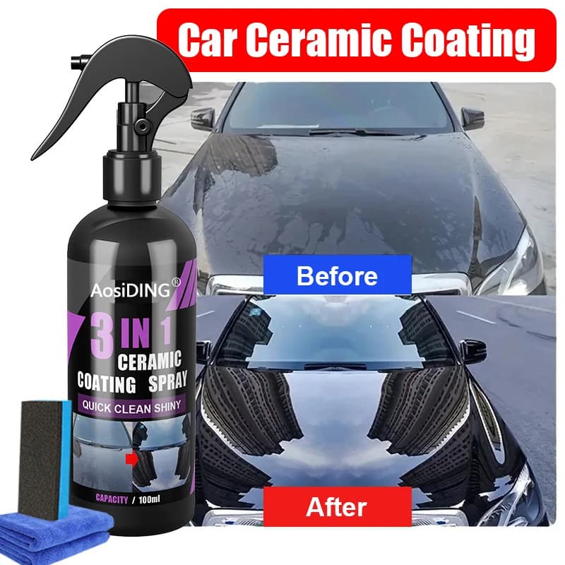 AosiDING Nano Coating 3-in-1 Ceramic Coating Liquid Nano Crystal Hydrophobic Coating