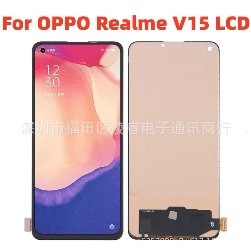 Compatible with OPPO realme V15 Screen Assembly LCD Display Mobile Phone Inner and Outer Screen