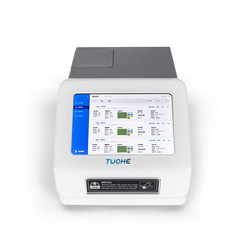 Tuohe TMR-100 automatic microplate reader for animal disease microbial antibody pathology 96-well microplate detection