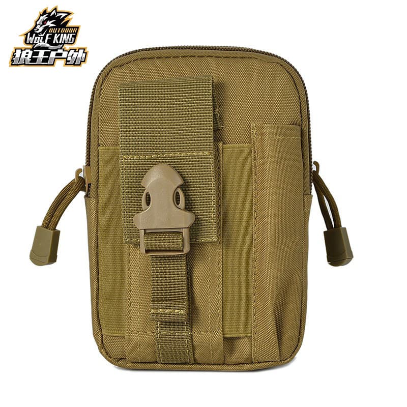 Cross-border tactical waist pack for men, multi-functional outdoor sports waterproof wristband armband for women, key and tool chest pack