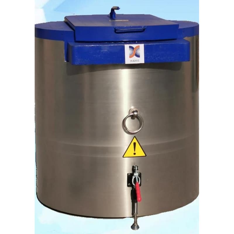 Closed Explosion-Proof Canister Explosion-Proof Barrel 1.5kg TNT Pull-Close Sealed Explosive Disposal Canister Security Anti-Riot Equipment Subway Station