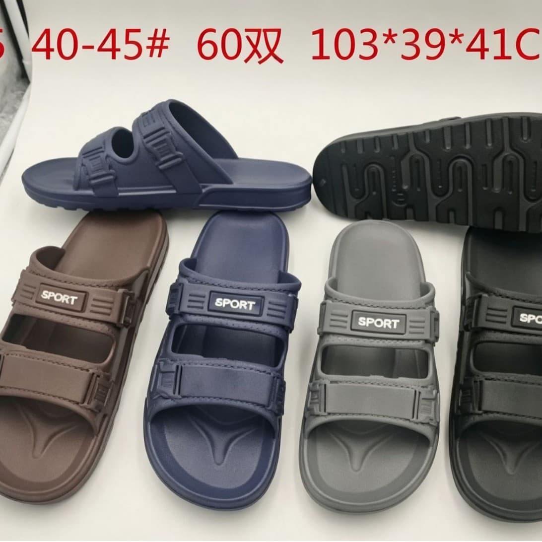 2026 New Arrival In Stock Spring Summer Outdoor Double-Strap Slippers Men's Women's Slide Sandals Lightweight Beach Sandals