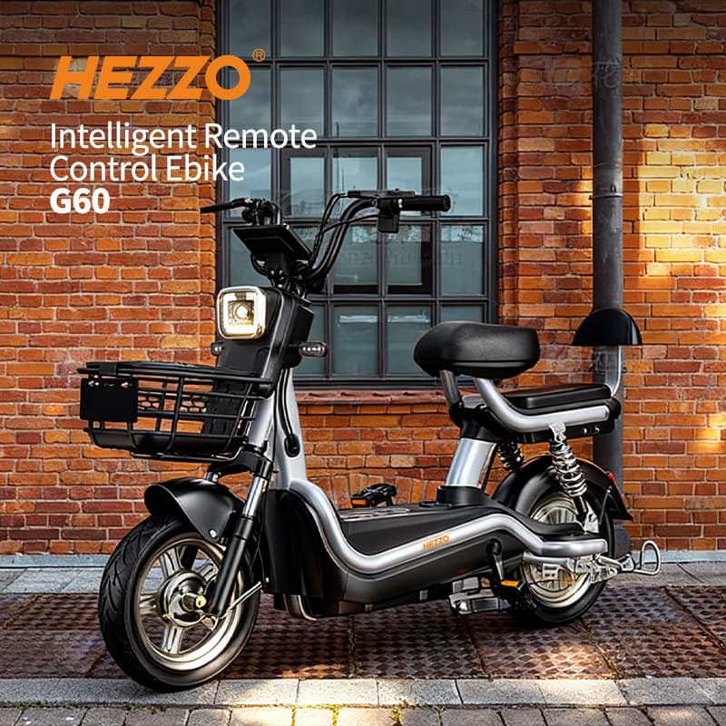 G60 cross-border hot-selling 350W electric bicycle for adult commuting small electric vehicle light bicycle
