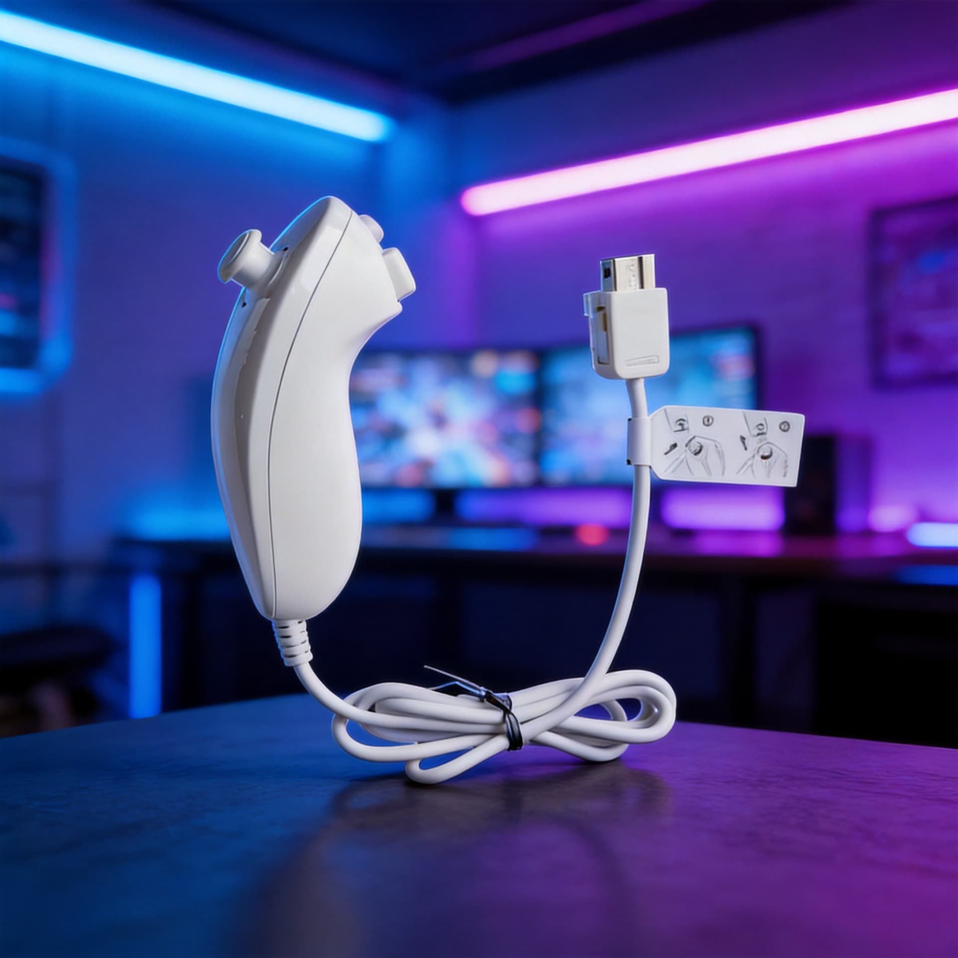 WII left hand white original zhuangWIIU left game controller is compatible with PCwiiu host and can be used as a computer handheld console