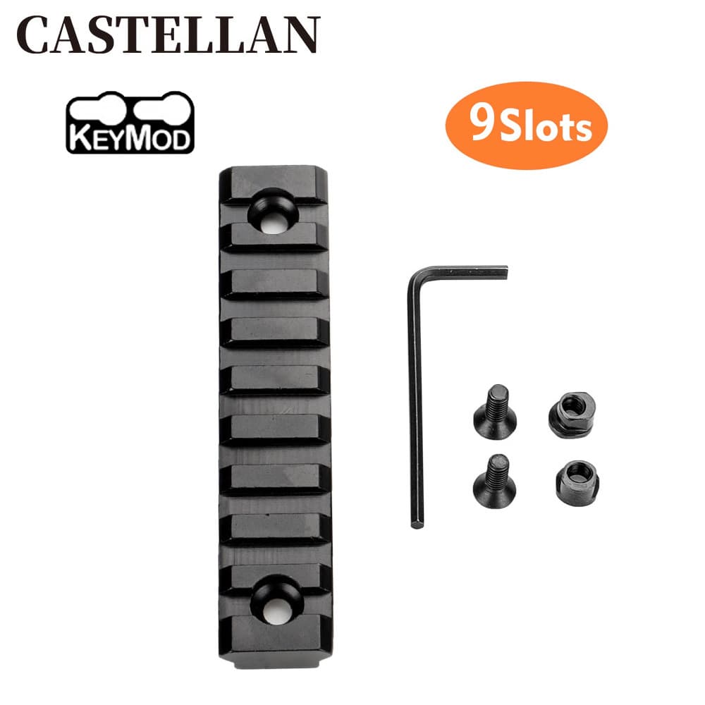 keymod 9 slot guide rail accessories 20mmNSR leather rail fishbone special guide rail