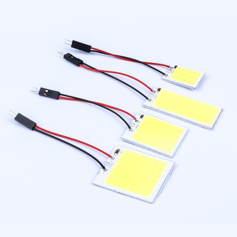 Car LED Reading Light COB Dome Light 18/24/36/48 SMD Roof Light Trunk Cargo Light T10-SJ