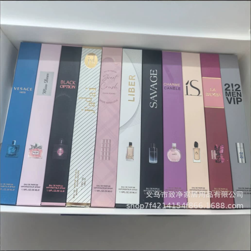 Big brand test tube perfume 35ml cross-border Test tube perfume popular brand perfume sample retail