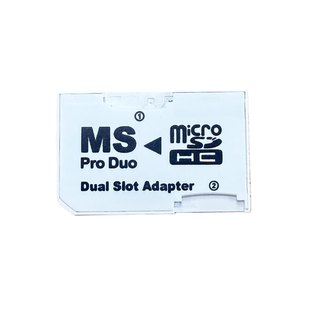 PSP Card Case for PSP 1000 2000 3000 SD Dual Slot Card Case Vest TF to MS Memory Stick Card Case