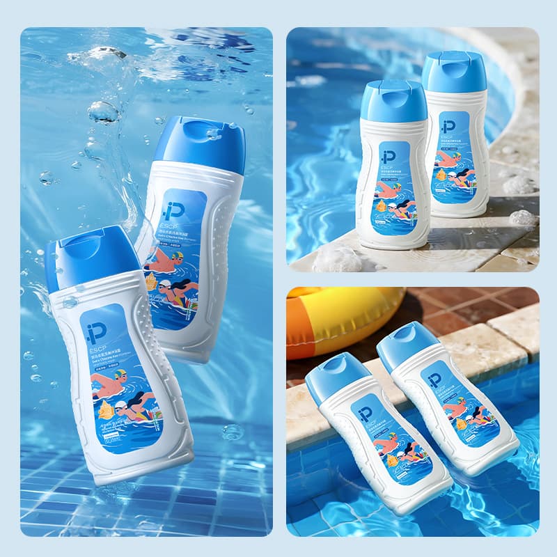 Zhaosheng Cooperation Xescp Swimming Dechlorination Shampoo and Shower Gel Summer Swimming Outdoor Water Play Cleaning Liquid OEM Processing