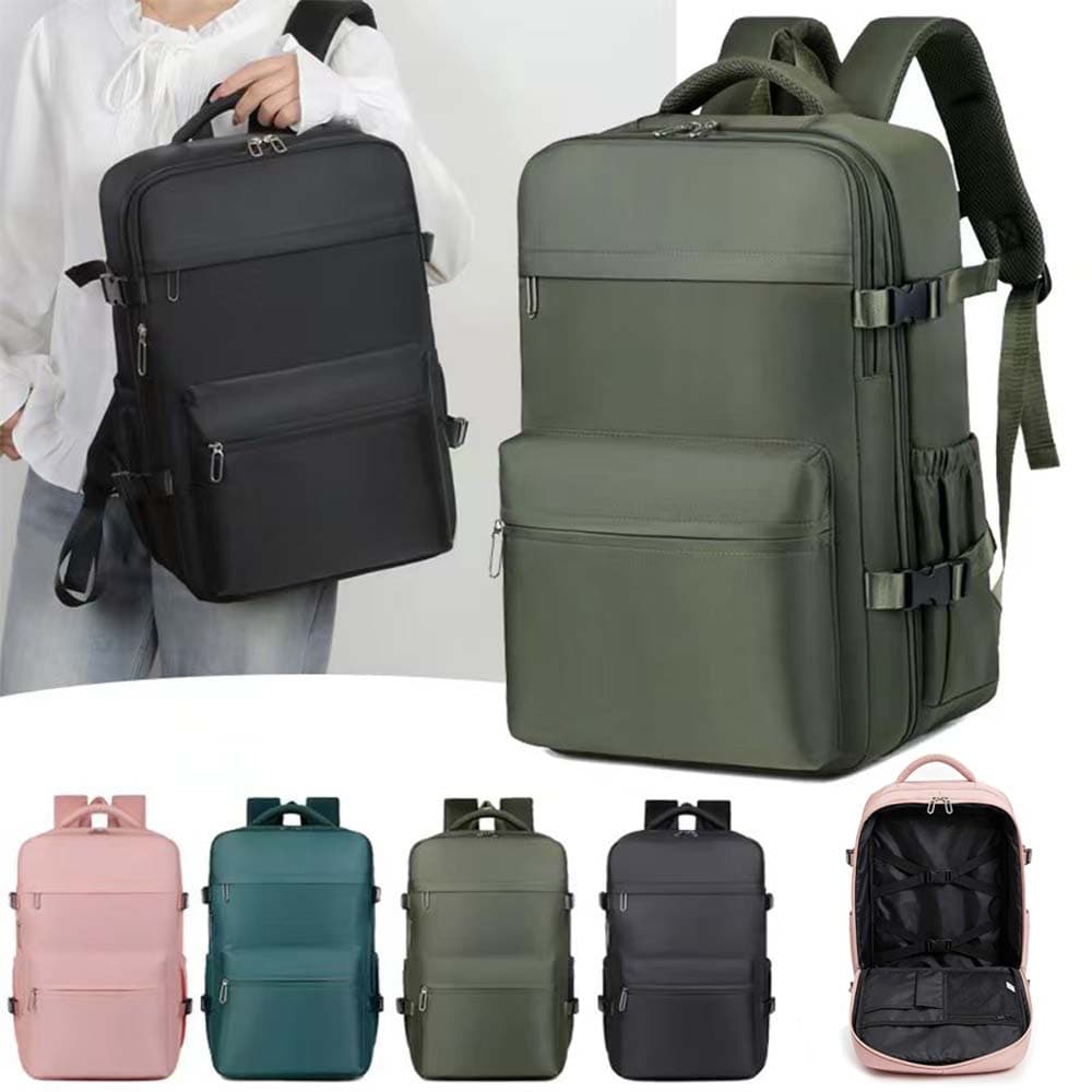 Vacuum Compression Expandable Business Backpack, Large Capacity Wet and Dry Separation Backpack for Work, Business Trip, Travel, Laptop Backpack