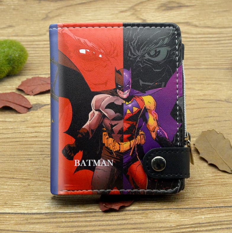 Collection * Avengers] Cross-border Supply Avengers Alliance Wallet with Zipper Coin Purse Card Holder Dropshipping