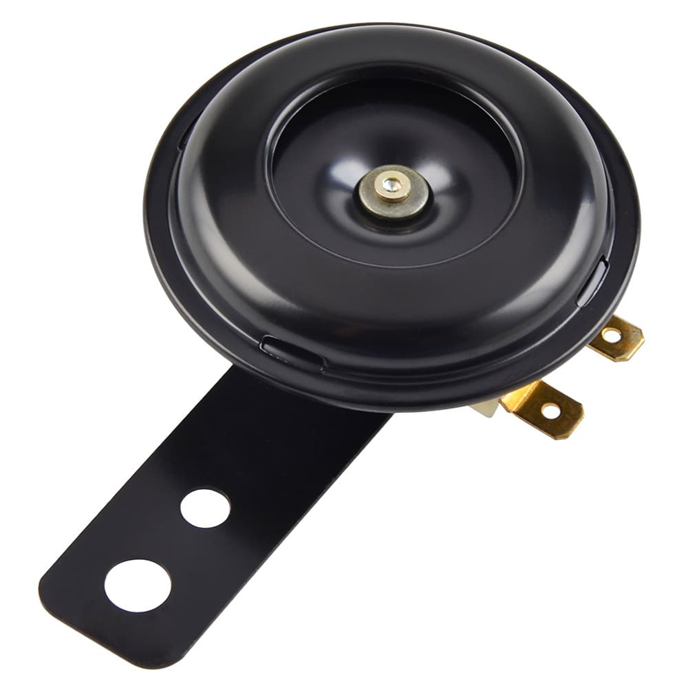 6V Motorcycle Electric Horn Black Waterproof Horn Off-Road Beach ATV Motorcycle Small