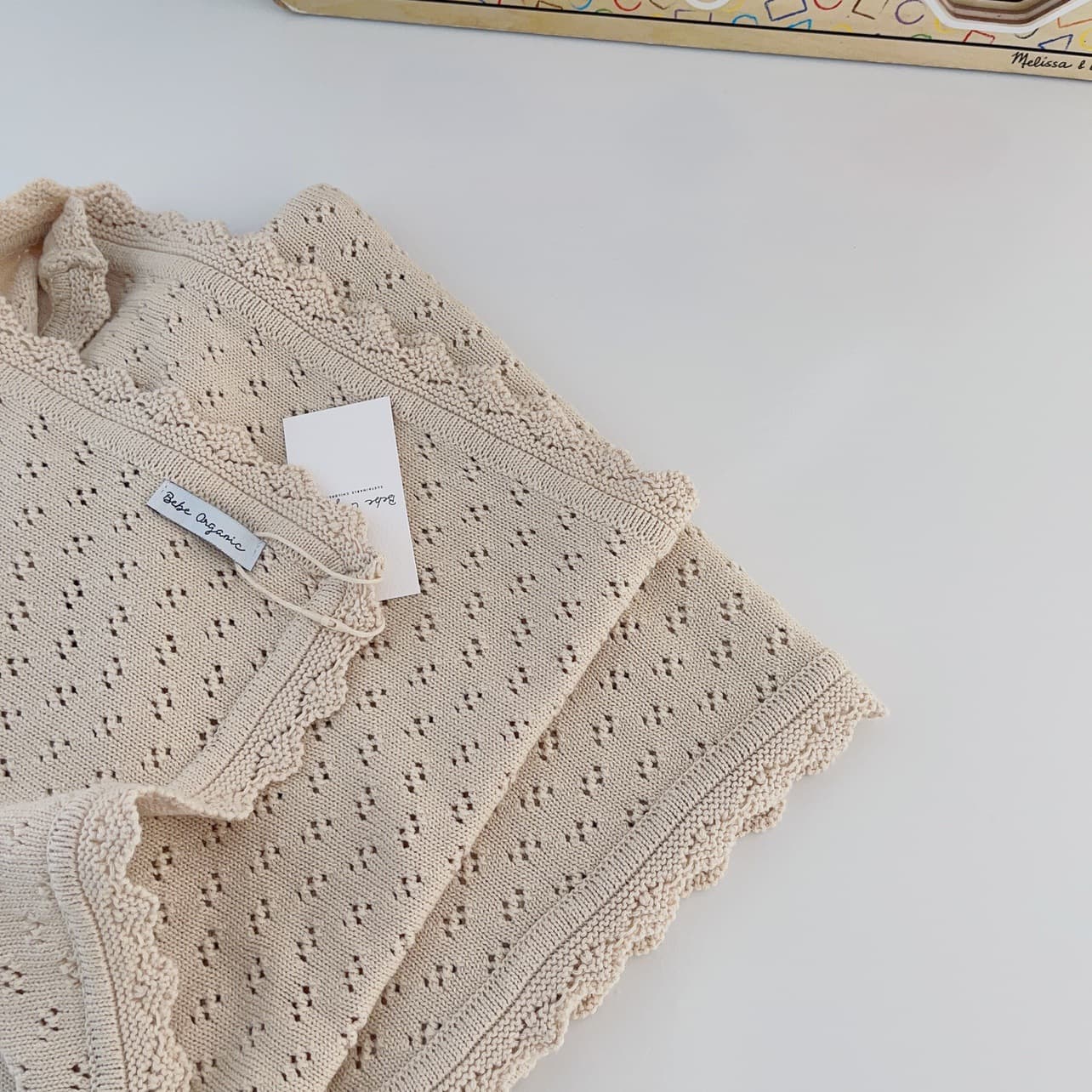 8NNiuniuy Kids New Four Seasons Children's Blanket Pure Cotton Lace Knitted Blanket Infant Cover Air Conditioning Quilt