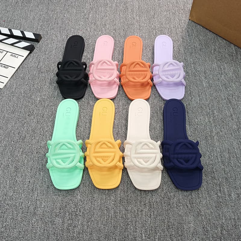 GG One-Strap Slippers Women's European and American Fashion 2025 New Ladies' Summer Slippers European Station Cross-Border