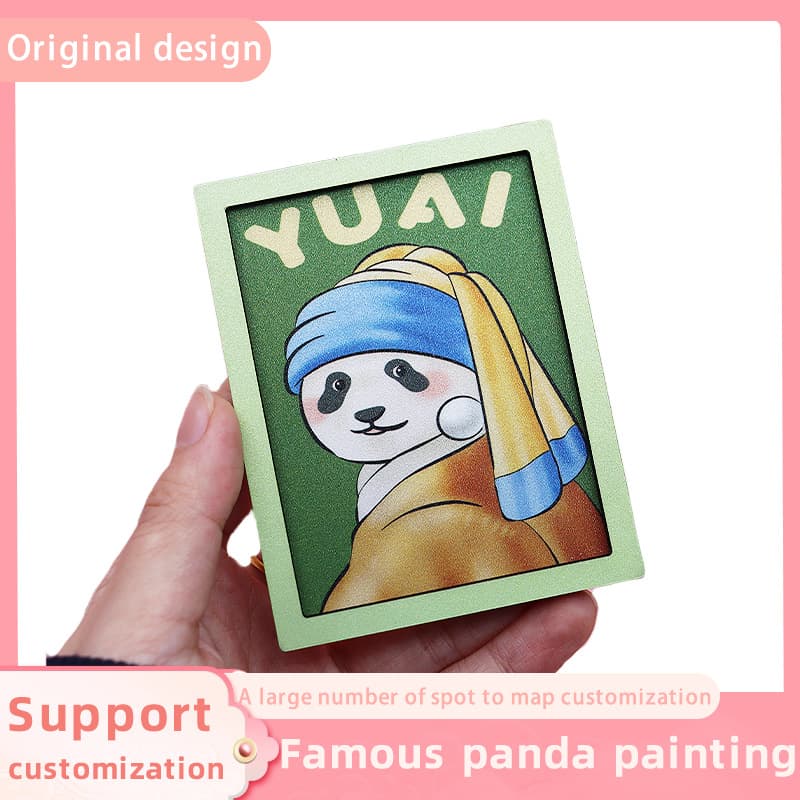 2026 China-Chic Panda Cartoon Decoration Simulation Commemorative