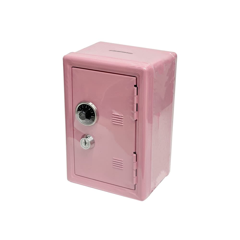 Kids Savings Coin Bank Deposit Box with Small Key Lock Money Box Safe Coin Storage Box