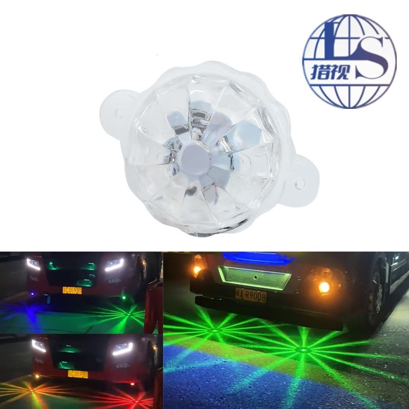 Truck 24V Chassis Light 24V Ground Light LED Colorful Strobe Light Tail Light Running Light Modification Decoration
