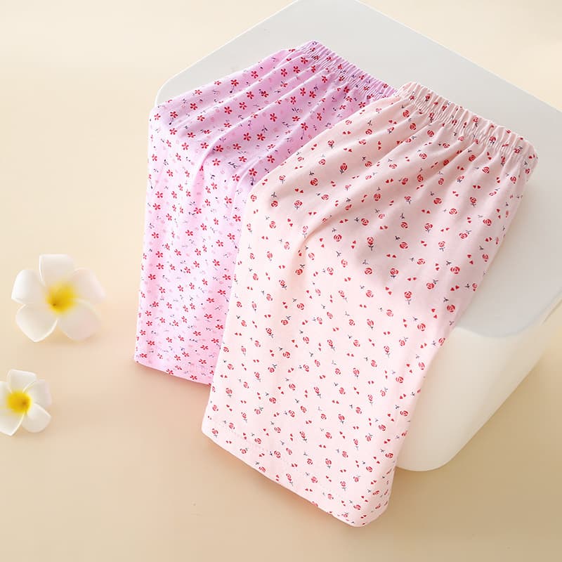 Elderly Women's Cotton Boxer Briefs, High-Waist Plus Size, Comfortable Full Cotton Panties for Seniors