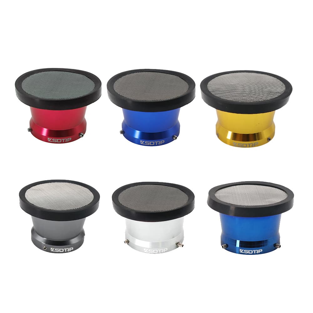 KOSO KEIHIN PWK32 34 Carburetor Bell Mouth CNC Air Filter 55mm Velocity Stack with Mesh