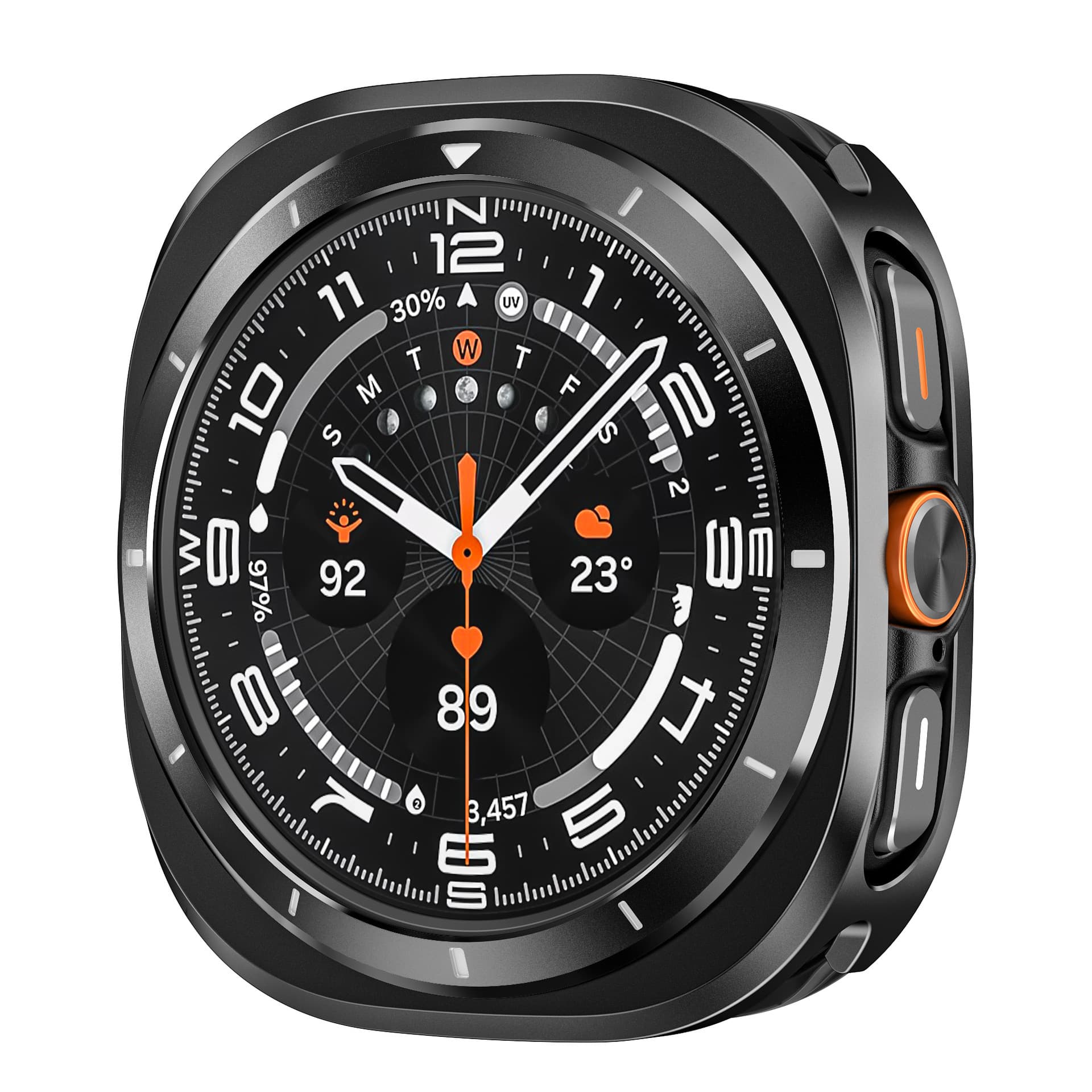 For Samsung Galaxy Watch 7 Ultra Original Protective Case Metal Plated Samsung Watch Case 47mm