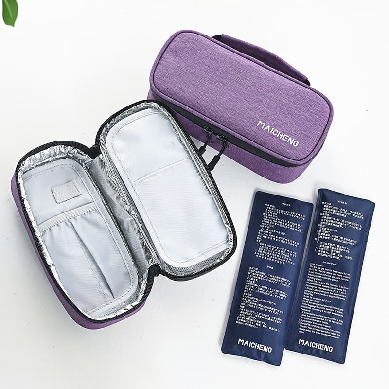 New waterproof insulin refrigerated bag, portable medical bag, outdoor medical bag, thermal bag with ice pack