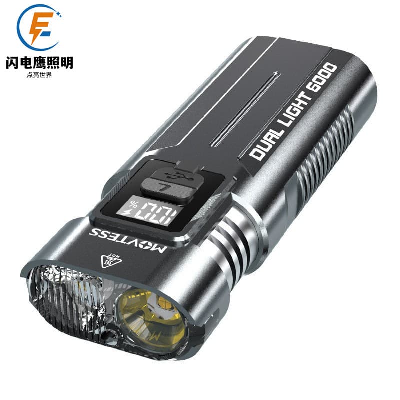 Cross-Border LED Bicycle Front Light, Night Riding Illumination, Rechargeable High-Luminosity Flashlight for Student Mountain Bikes