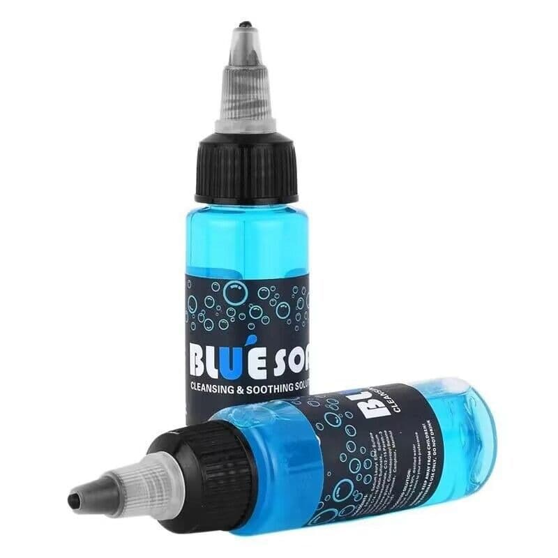 Mo Rui Tattoo Equipment Tattoo Machine Blue Algae 30ml Blue Soap Tattoo Aftercare Foam Cleaning Beauty Tool