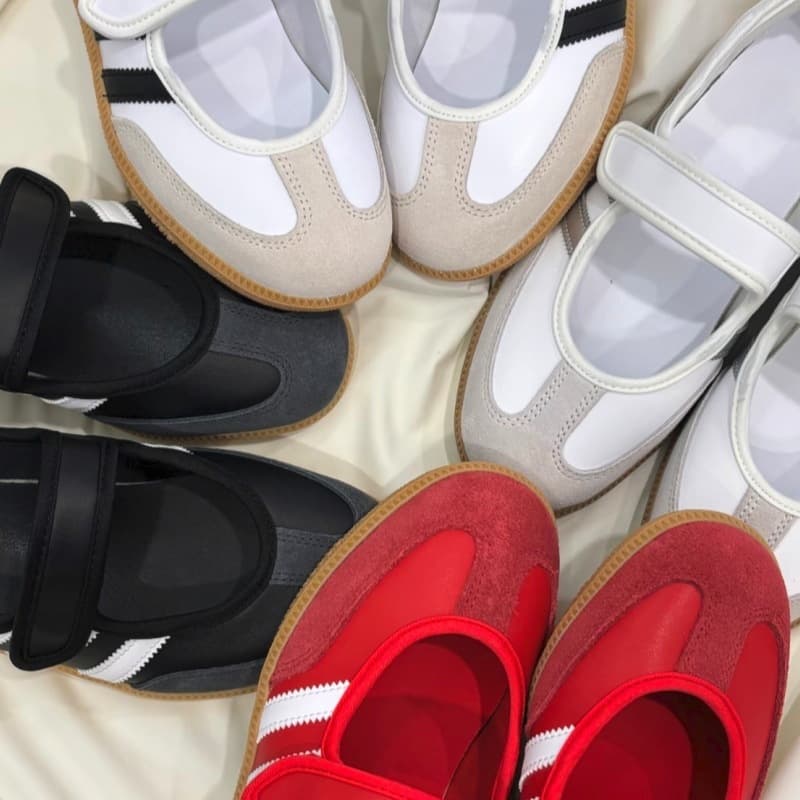 Putian Samba Jane Mary Jane Shoes Lazy Magic Strap Non-slip Rubber Sole Ballet Shoes German Training Shoes