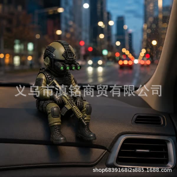 Cross-border New Tactical Miniature Soldier Statue Resin Figurine