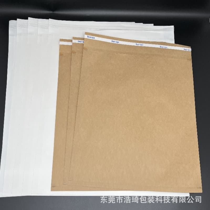 Thickened Natural Kraft Paper Bags for Socks and Clothing, Self-Adhesive Sealing Wholesale Printed Envelope Bags