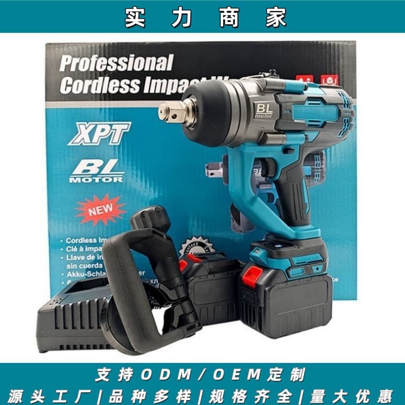 Electric wrench 3000N high torque large truck tire electric wrench auto repair tools cross-border foreign trade wholesale