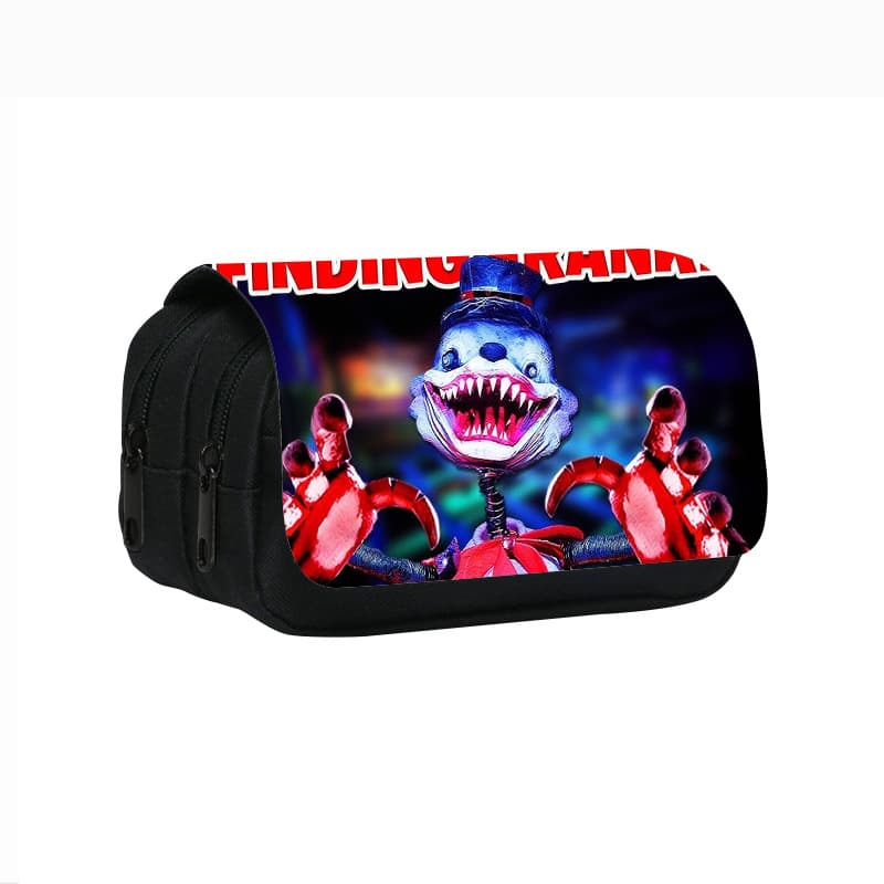 Cross-border Finding Frankie Double-layer Pencil Bag Game Finding Frankie Children's Stationery Bag for Primary and Secondary School Students